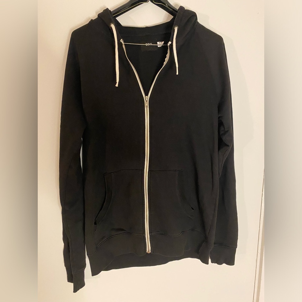 Black Zip Up Hoodie
